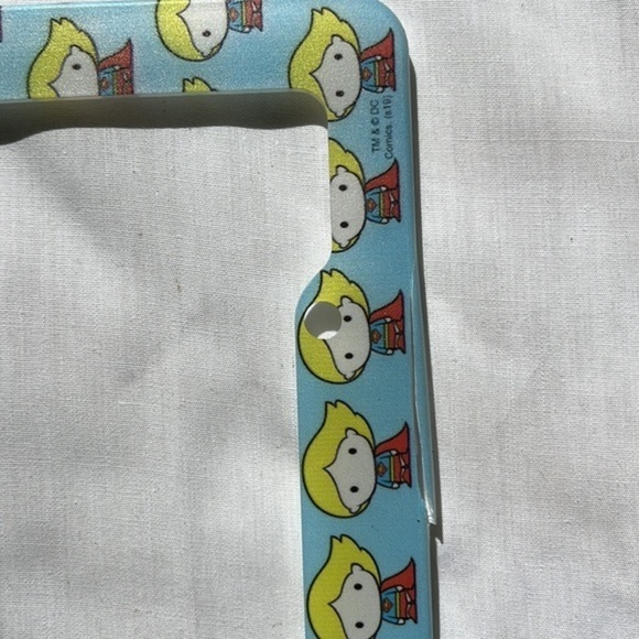 TM & DC Comics Superman Supergirl Character License Plate Tag Frame - Picture 8 of 11